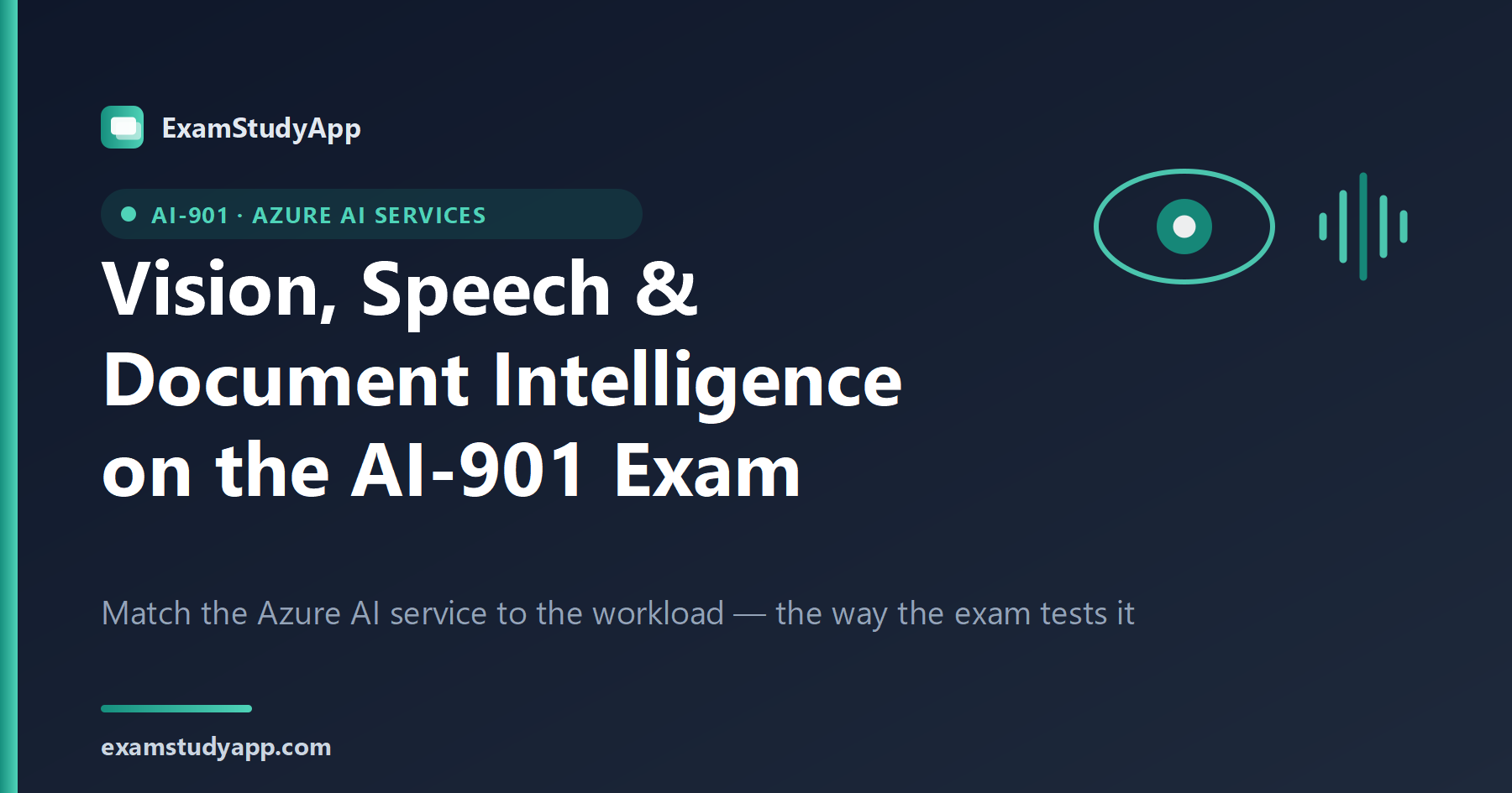 Azure AI Services on AI-901: Vision, Speech and Document Intelligence